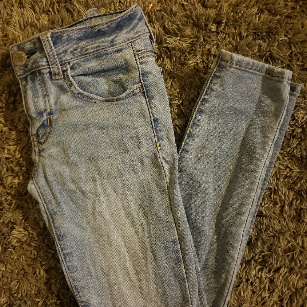 AEO Jegging Jeans Super Stretch Size 0 (short)